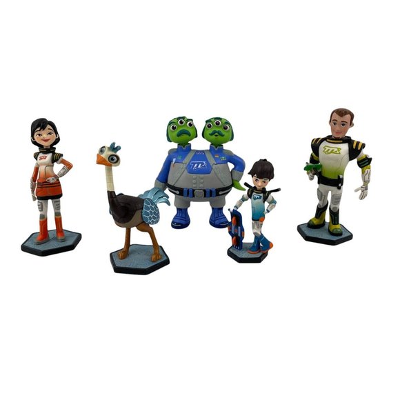 Disney Miles From Tomorrowland Callisto Family Figurine Set Galatech 5 Pieces - Picture 1 of 9